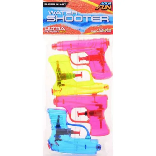 Waterpistooltjes 4 stuks